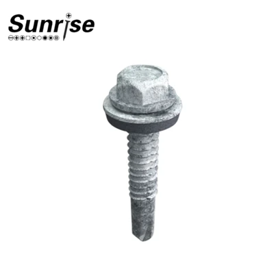 Bi-Hlau Hex Washer Taub Hau Sel Drilling Screws