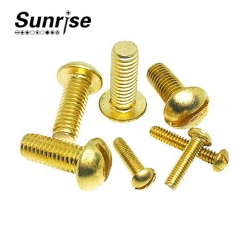 Tooj dag slotted lub taub hau tshuab screws