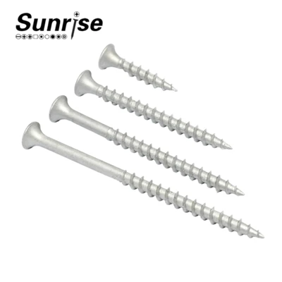 Flat Head Cross Square Drive Screws