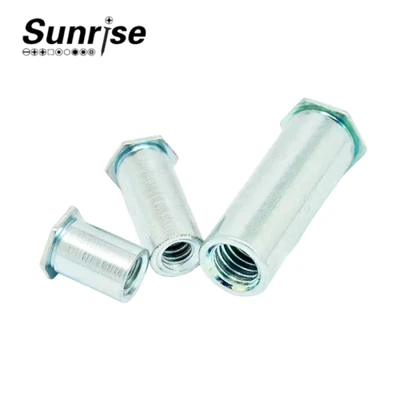 Self Clinching Standoffs Nias Rivet Ntsia Hlau Nrog Ci Zinc Plating