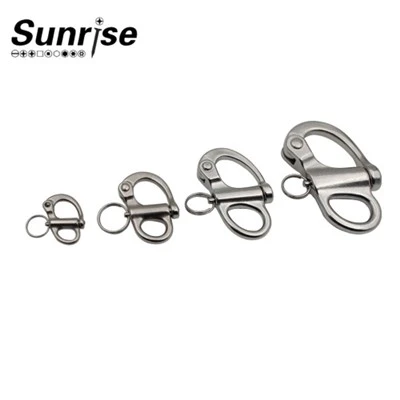 Stainless hlau 316 Tsau Caij Nplooj Hlav Hlav Shackle