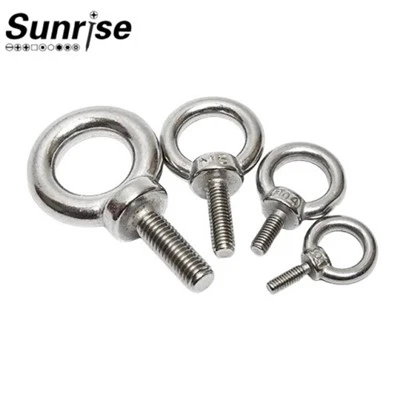 Stainless hlau 6 hli Threaded Eye Bolt, DIN580