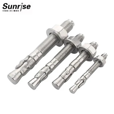 Stainless hlau lub tes tsho Wedge Anchor Bolt